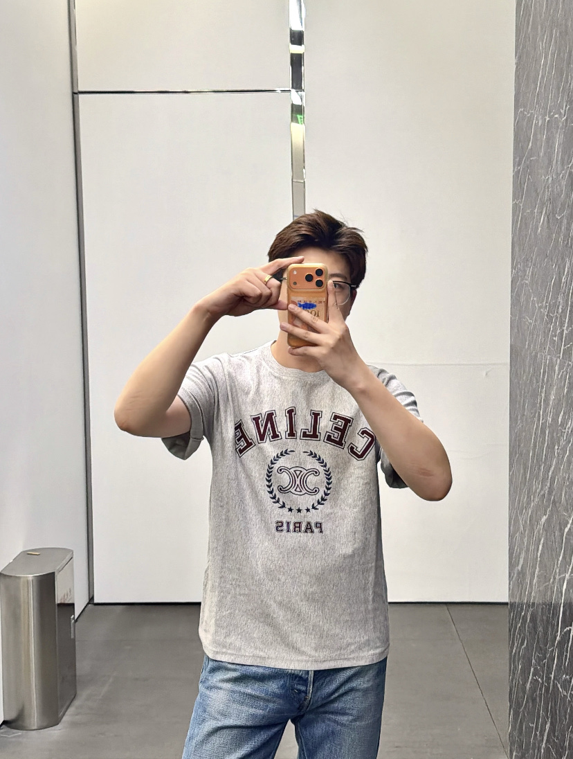 셀린느 26SS 남성 반팔 154962 Celine T Shirt 상세 이미지 12