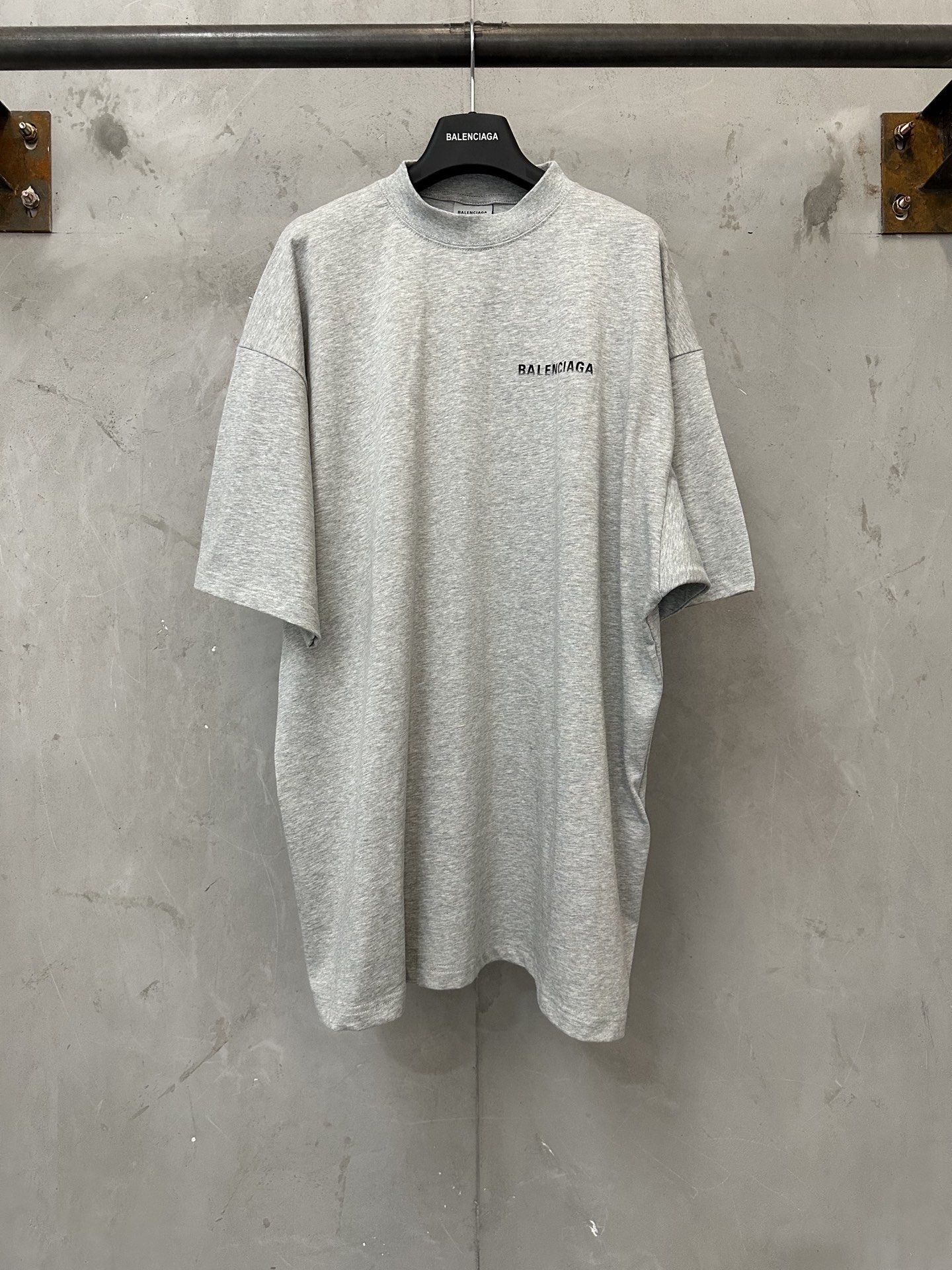 P125 Balenciaga 26ss logo color degradado camiseta de manga corta con estampado directo Tela: Confeccionada con tejido …