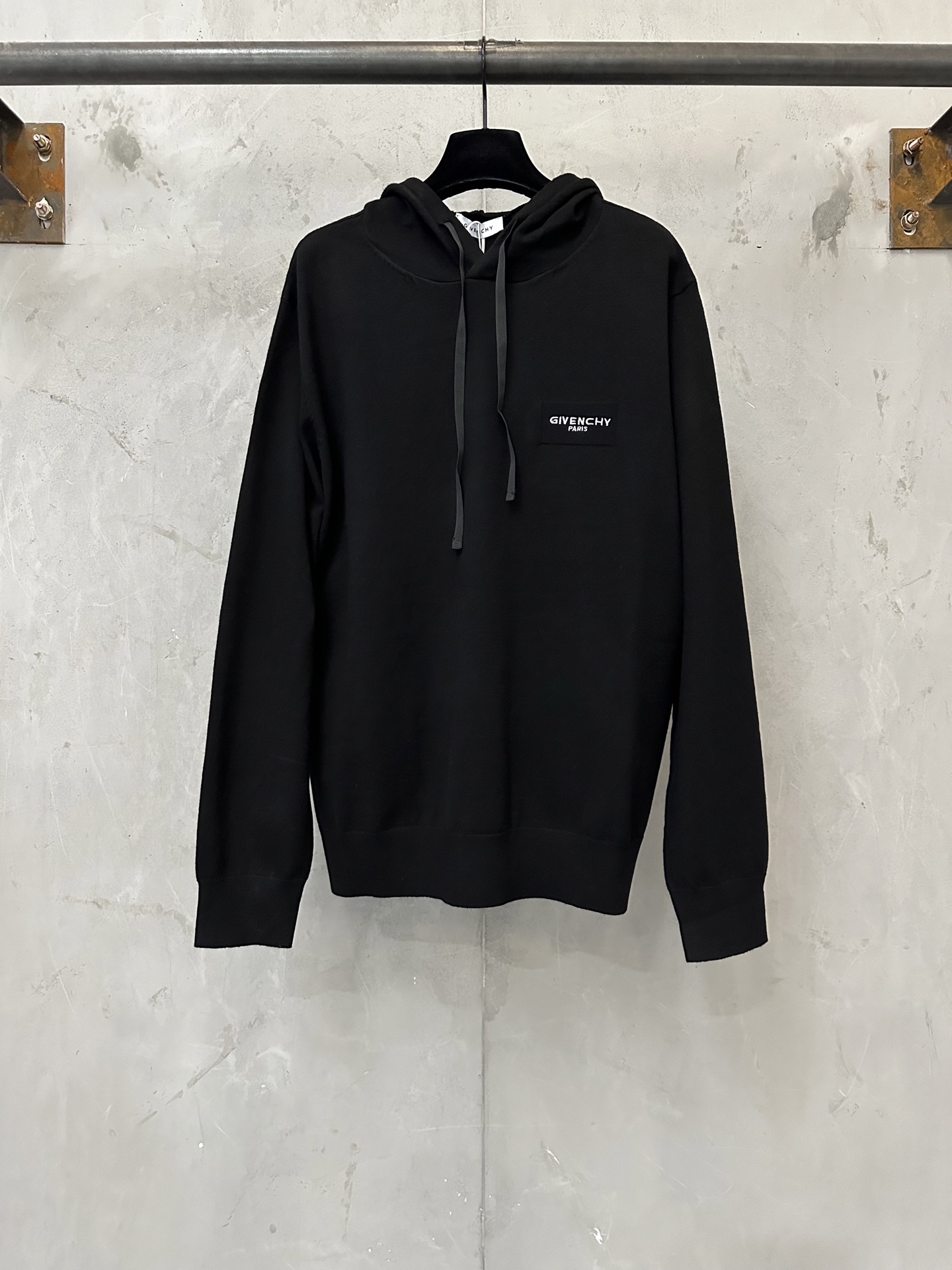 Givenchy Black Small Logo Hoodie