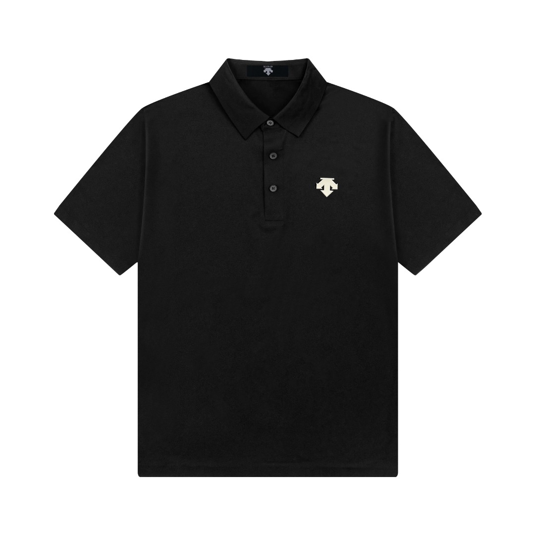 Camiseta polo de cuello redondo de la serie CARVICO de DESCENTE, nuevo producto del sitio web oficial, con te…