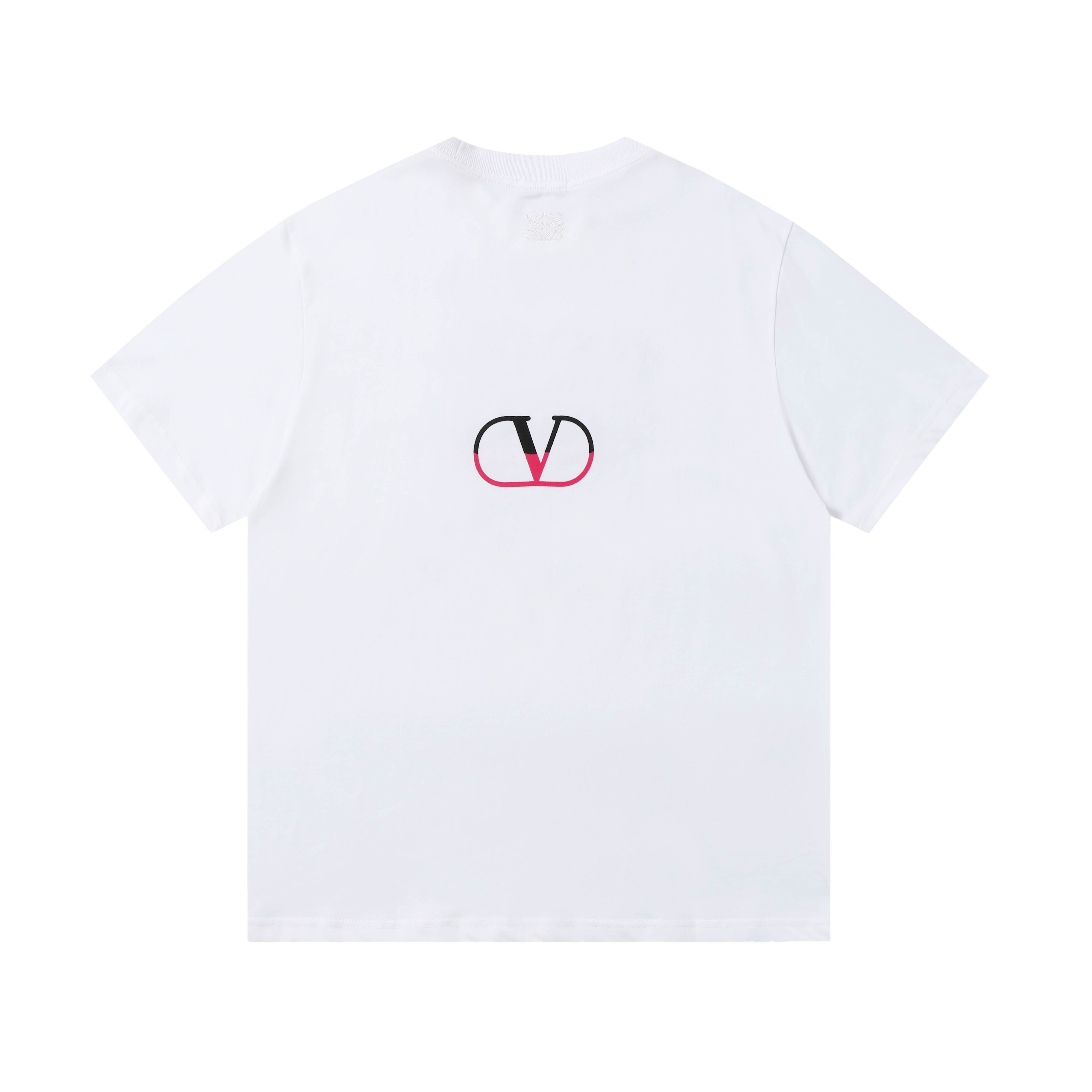 Valentino 25SS Cotton Fabric with Solona Screws, Sizes S-XXL in Black and White - 图片 2