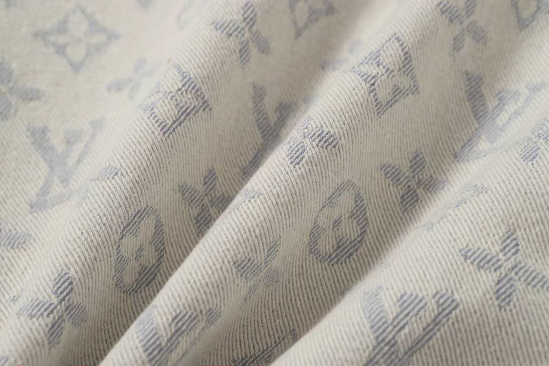 Louis Vuitton LV路易威登美式 全身提花修身直筒牛仔裤