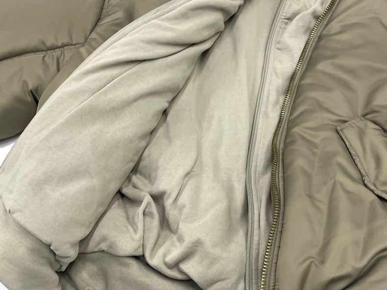 Paris-Style Cotton Coat with Double Zippers and Heavy Work Jacket - 图片 6