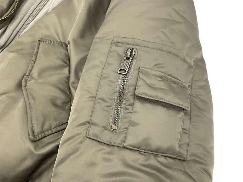 Paris-Style Cotton Coat with Double Zippers and Heavy Work Jacket - 图片 8