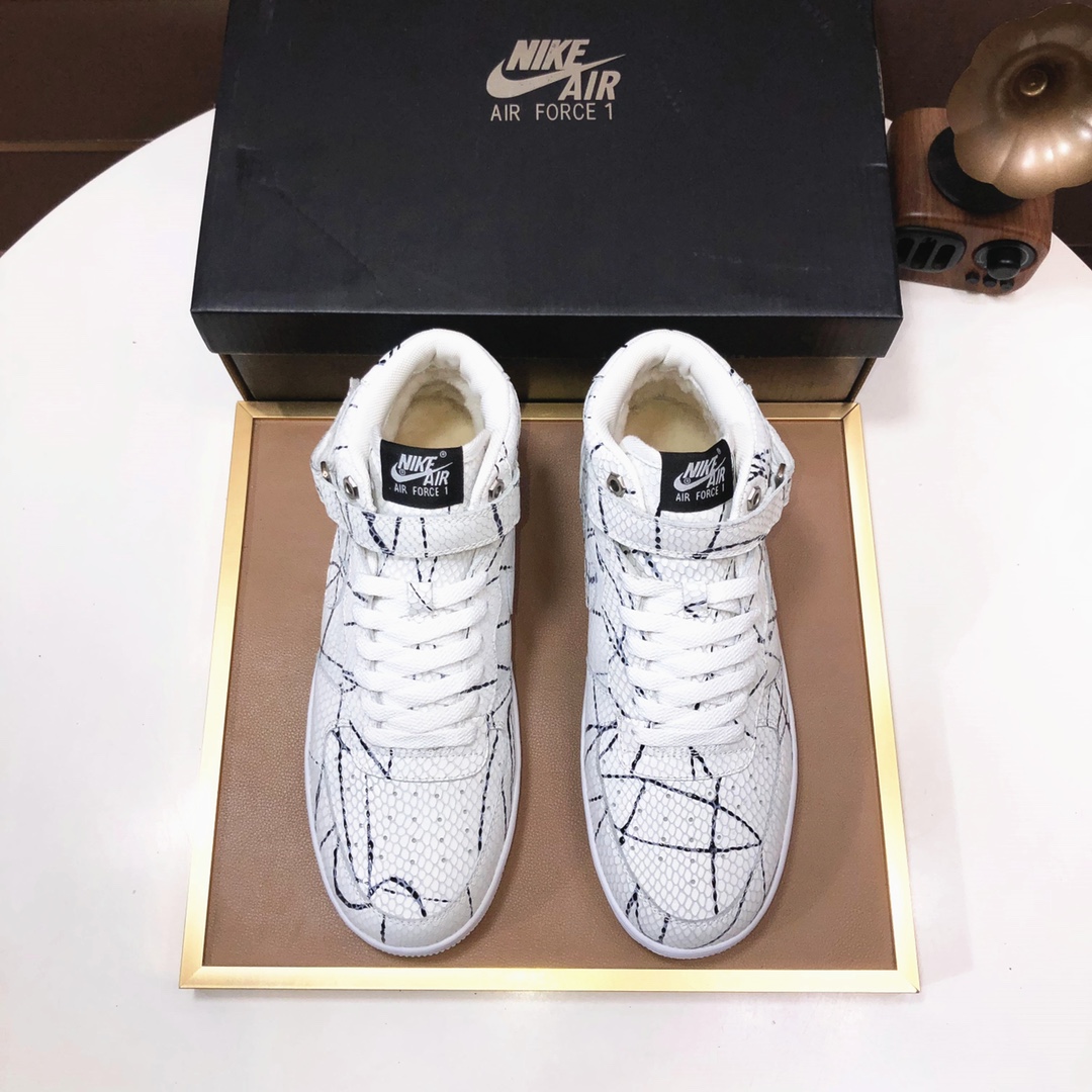 lote de fábrica Nike Air Force 1 (más lana) (modelos de pareja) Air Force One high-top low-top gama 