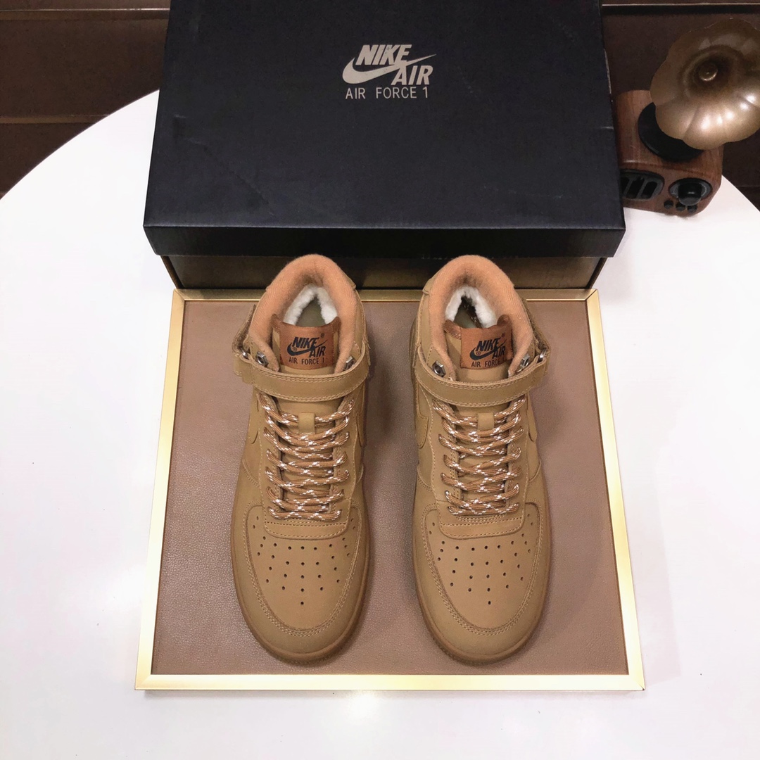 lote de fábrica Nike Air Force 1 (más lana) (modelos de pareja) Air Force One high-top low-top gama 