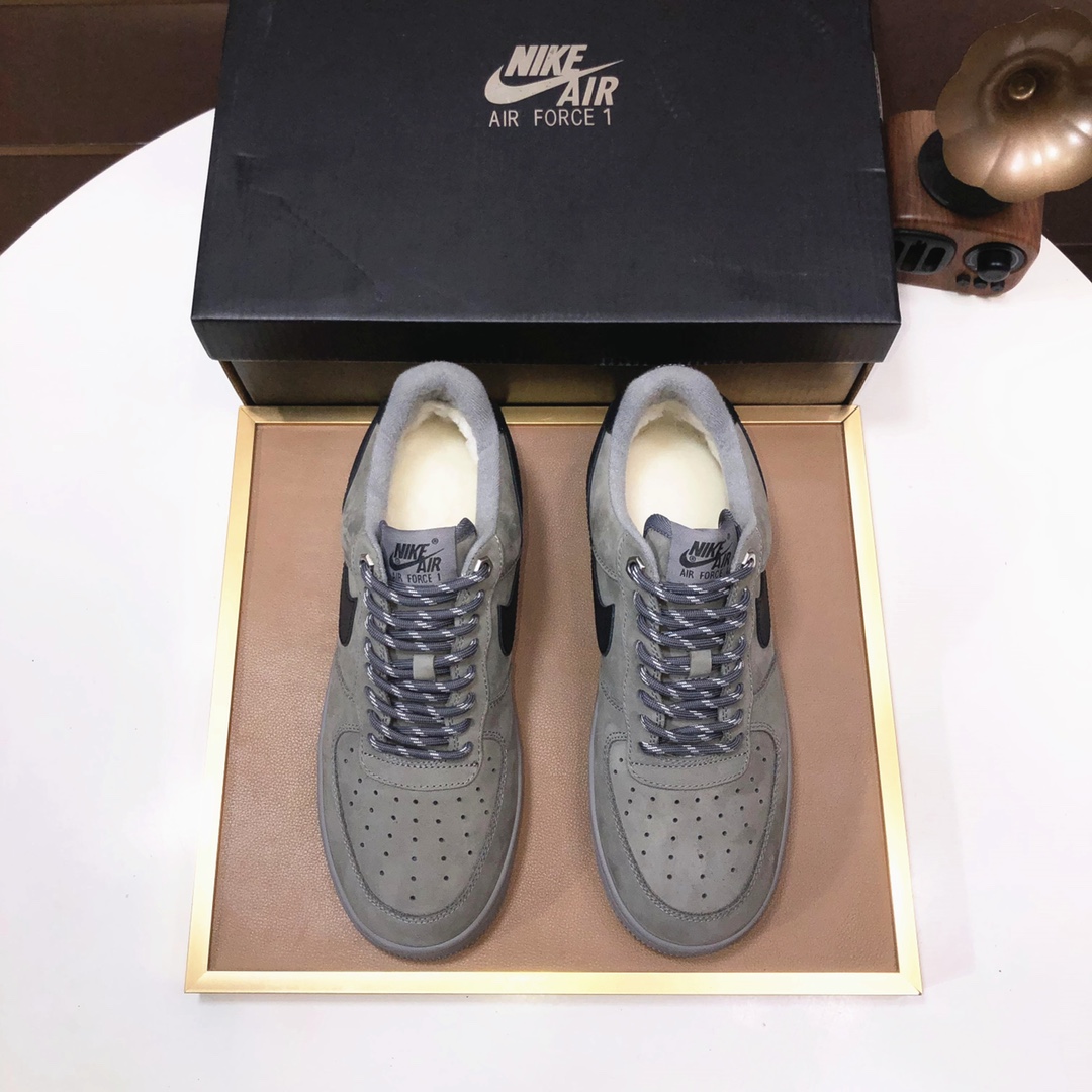 lote de fábrica Nike Air Force 1 (más lana) (modelos de pareja) Air Force One high-top low-top gama 