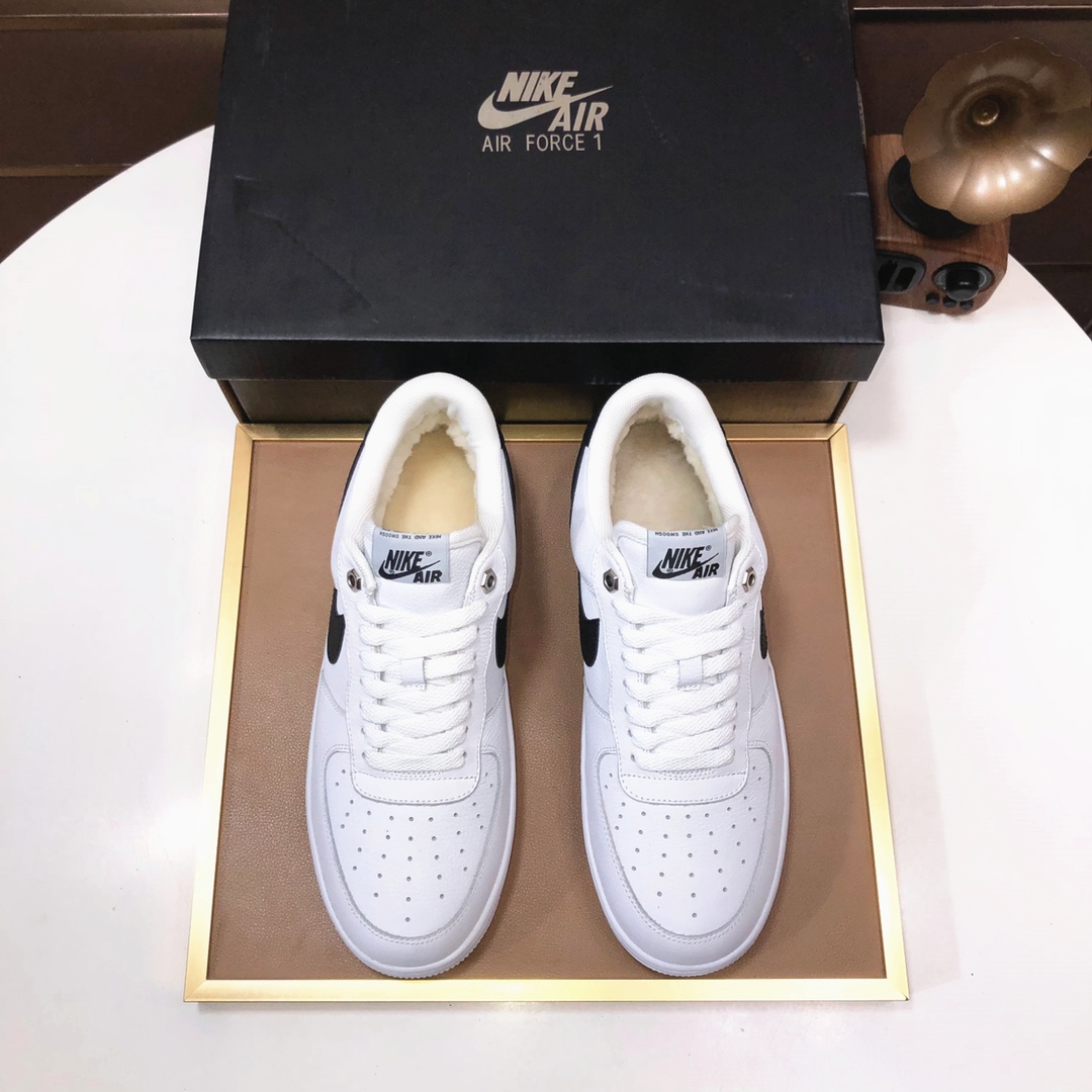 lote de fábrica Nike Air Force 1 (más lana) (modelos de pareja) Air Force One high-top low-top gama 