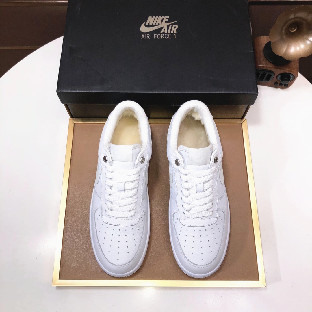 lote de fábrica Nike Air Force 1 (más lana) (modelos de pareja) Air Force One high-top low-top gama 
