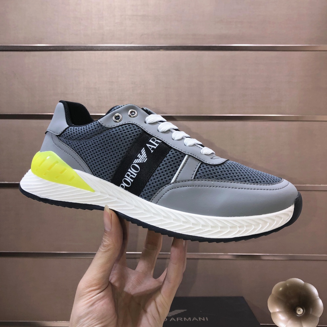 lote de fábrica [Armani] Armani últimos nuevos zapatos casuales fuego venta caliente sitio web ofici