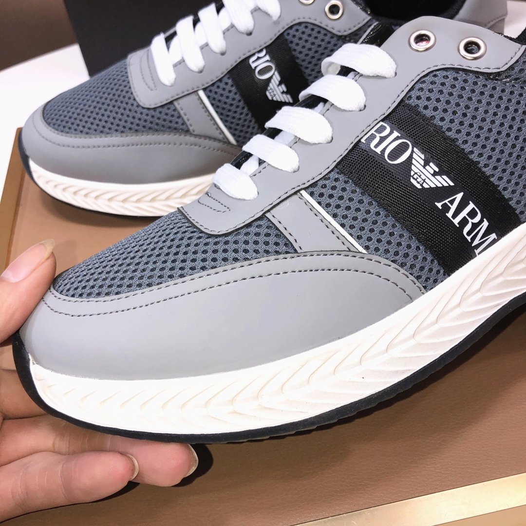 lote de fábrica [Armani] Armani últimos nuevos zapatos casuales fuego venta caliente sitio web ofici
