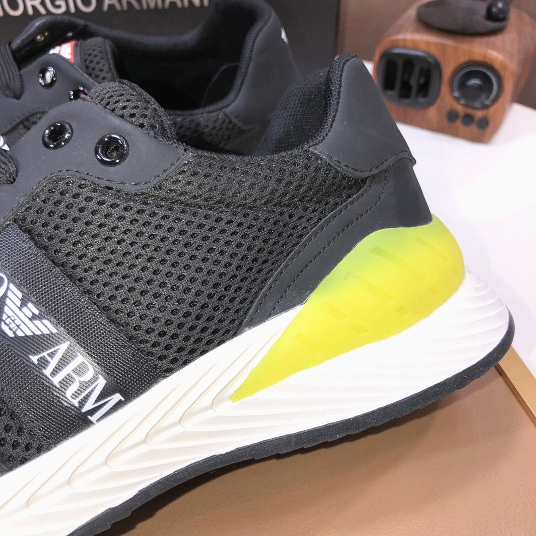 lote de fábrica [Armani] Armani últimos nuevos zapatos casuales fuego venta caliente sitio web ofici