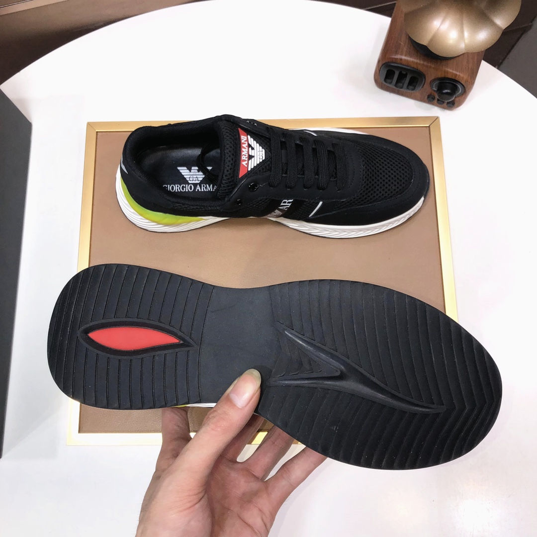 lote de fábrica [Armani] Armani últimos nuevos zapatos casuales fuego venta caliente sitio web ofici