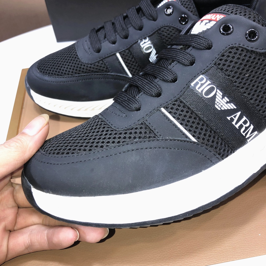 lote de fábrica [Armani] Armani últimos nuevos zapatos casuales fuego venta caliente sitio web ofici