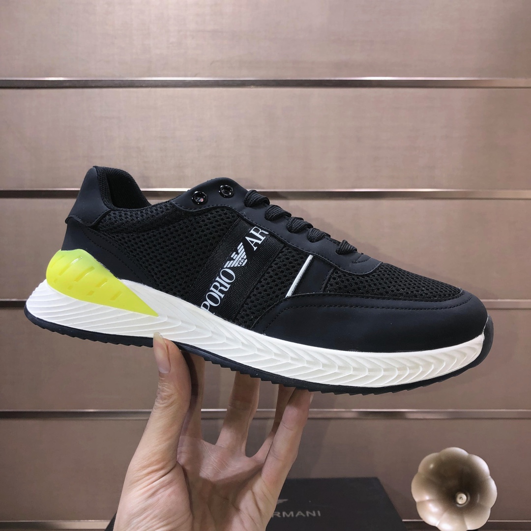 lote de fábrica [Armani] Armani últimos nuevos zapatos casuales fuego venta caliente sitio web ofici