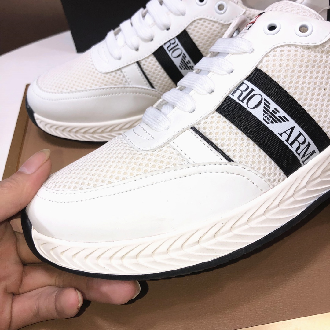 lote de fábrica [Armani] Armani últimos nuevos zapatos casuales fuego venta caliente sitio web ofici