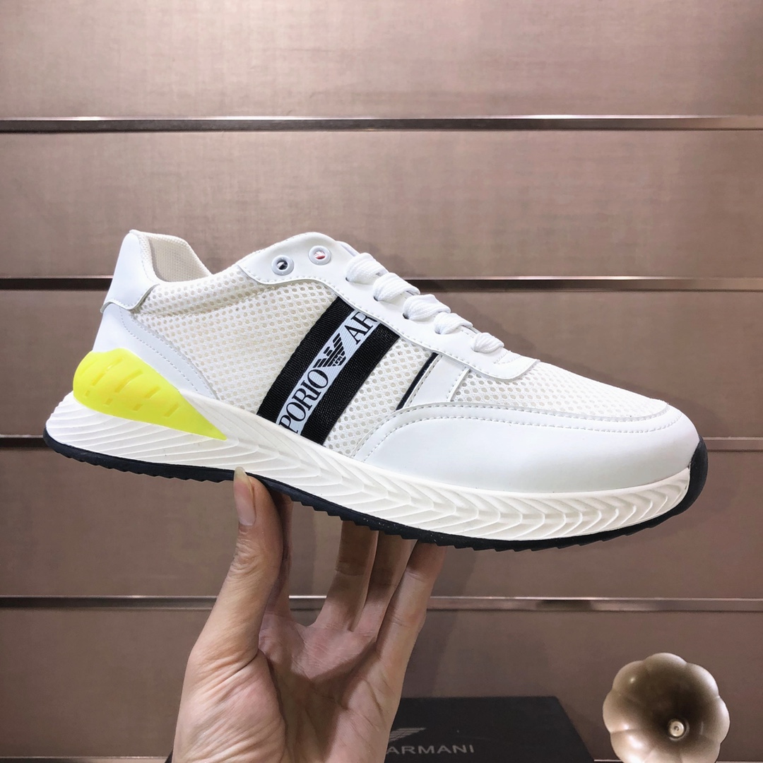 lote de fábrica [Armani] Armani últimos nuevos zapatos casuales fuego venta caliente sitio web ofici