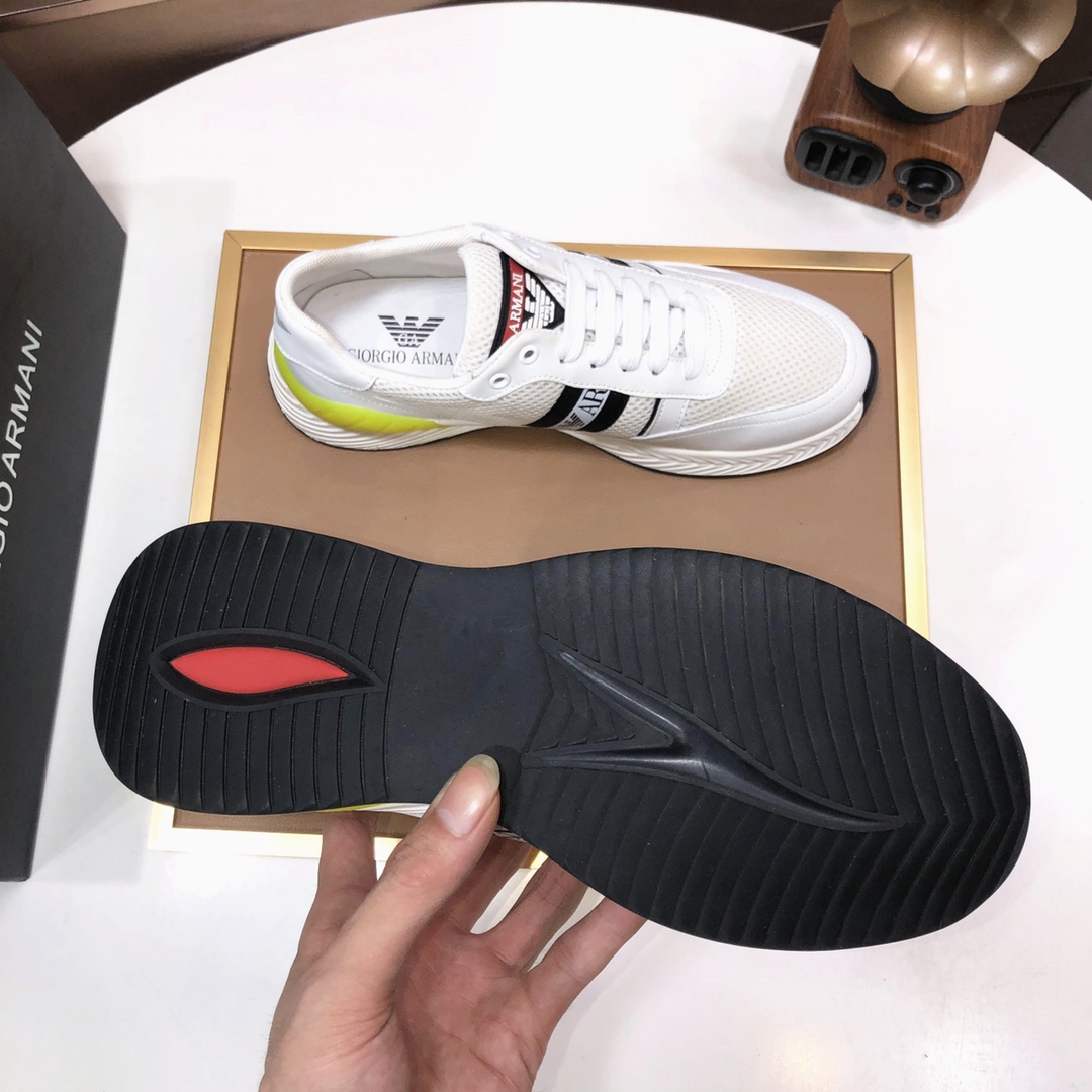 lote de fábrica [Armani] Armani últimos nuevos zapatos casuales fuego venta caliente sitio web ofici