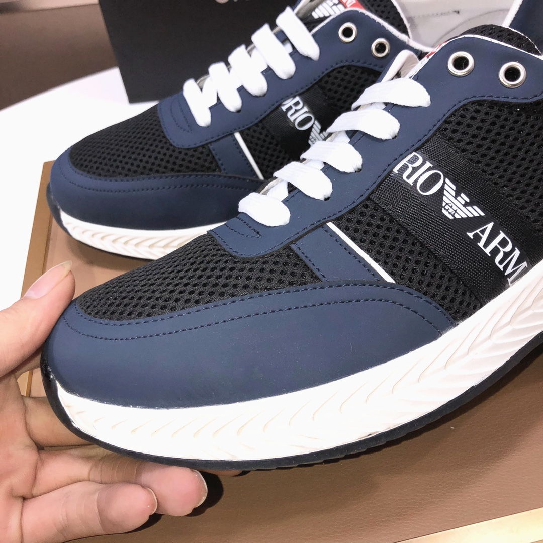 lote de fábrica [Armani] Armani últimos nuevos zapatos casuales fuego venta caliente sitio web ofici