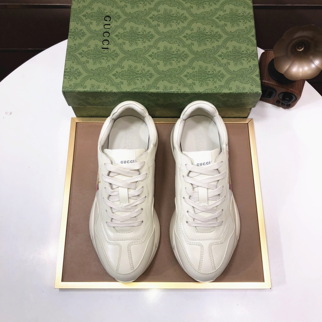 Gucci Shoes Sneakers Unisex Cowhide Sheepskin