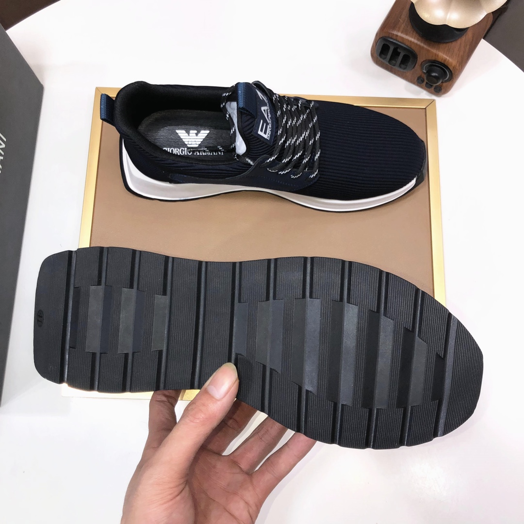 lote de fábrica [Armani] Armani últimos nuevos zapatos casuales fuego venta caliente sitio web ofici