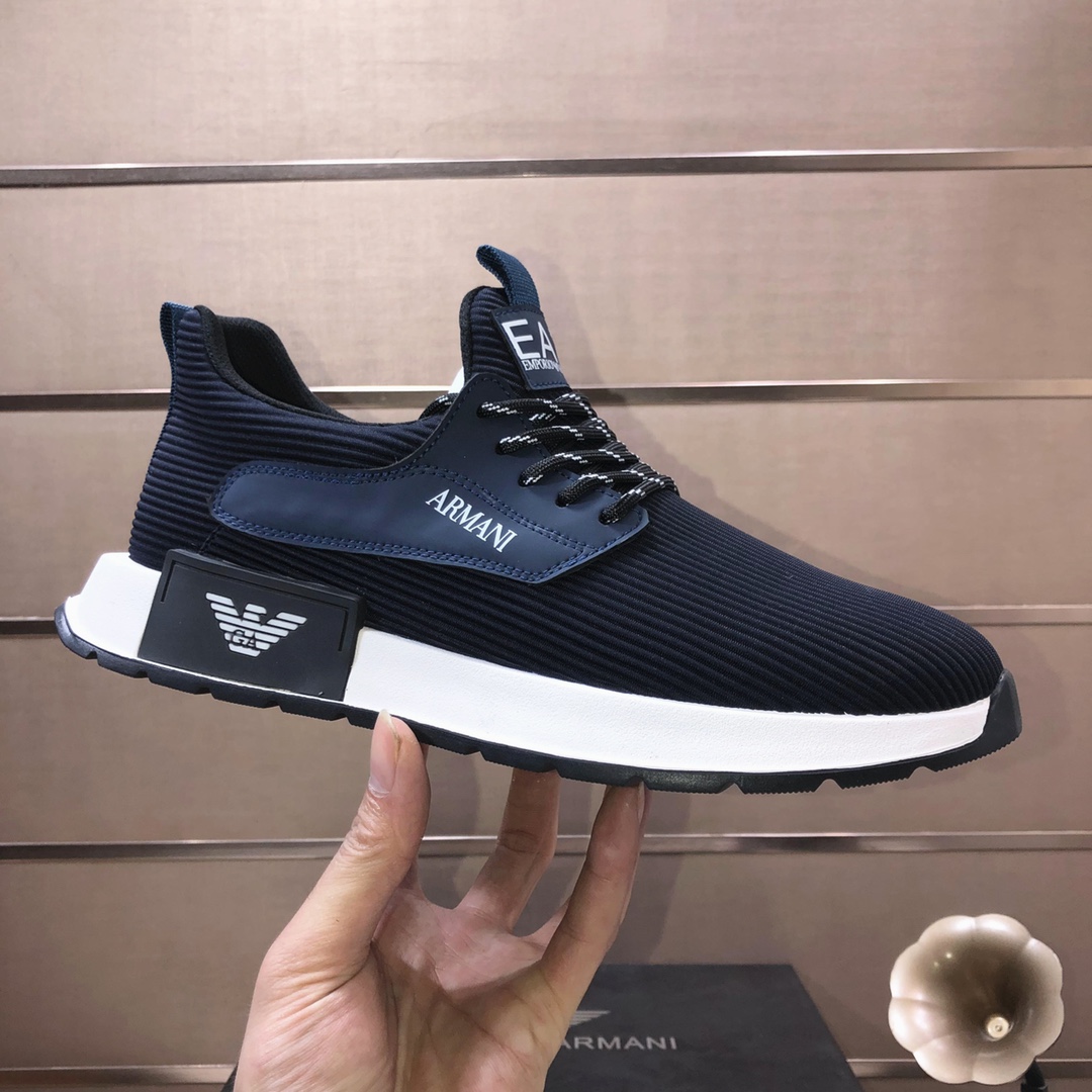 lote de fábrica [Armani] Armani últimos nuevos zapatos casuales fuego venta caliente sitio web ofici