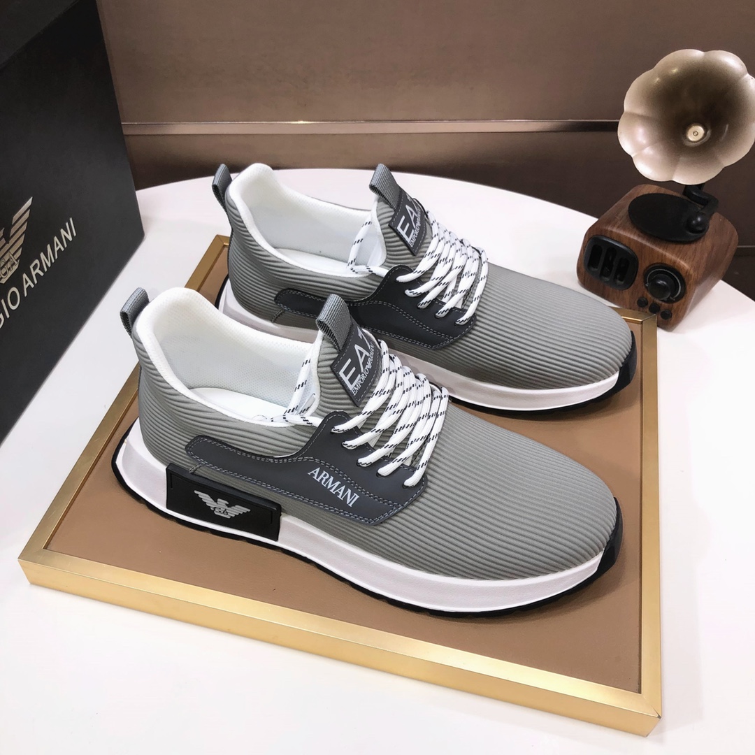 lote de fábrica [Armani] Armani últimos nuevos zapatos casuales fuego venta caliente sitio web ofici