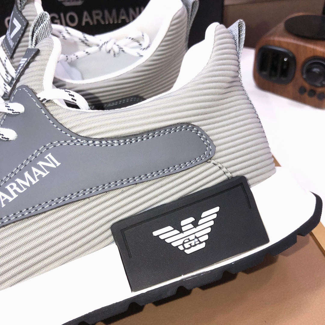 lote de fábrica [Armani] Armani últimos nuevos zapatos casuales fuego venta caliente sitio web ofici