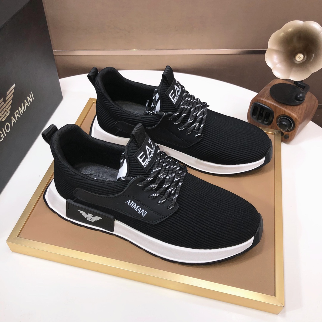 lote de fábrica [Armani] Armani últimos nuevos zapatos casuales fuego venta caliente sitio web ofici