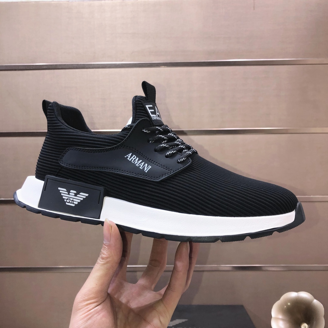 lote de fábrica [Armani] Armani últimos nuevos zapatos casuales fuego venta caliente sitio web ofici