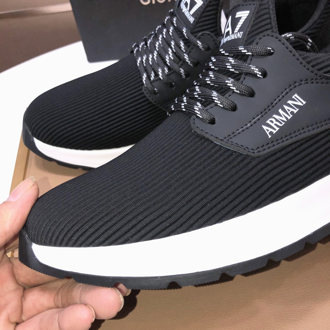 lote de fábrica [Armani] Armani últimos nuevos zapatos casuales fuego venta caliente sitio web ofici