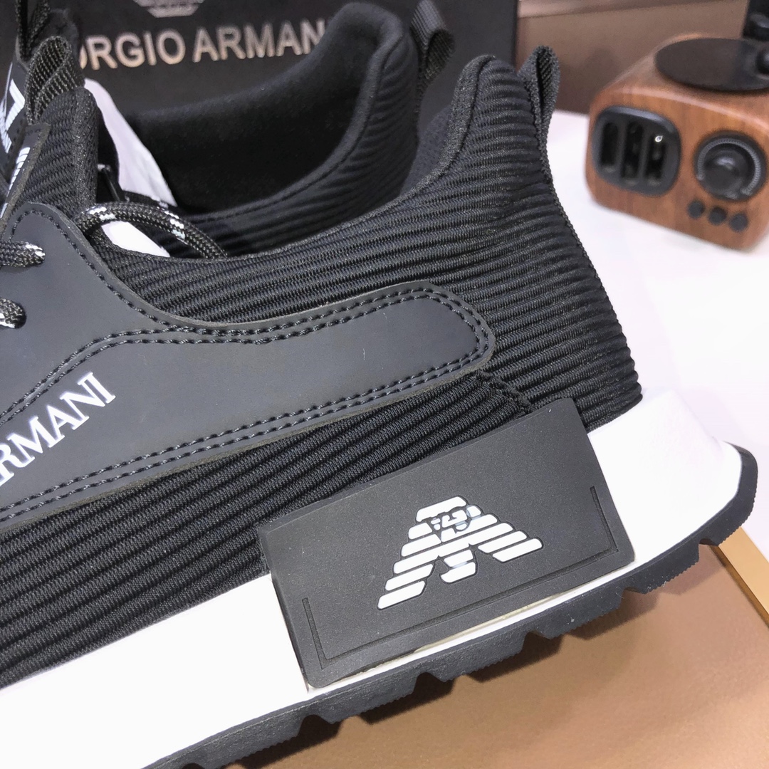 lote de fábrica [Armani] Armani últimos nuevos zapatos casuales fuego venta caliente sitio web ofici