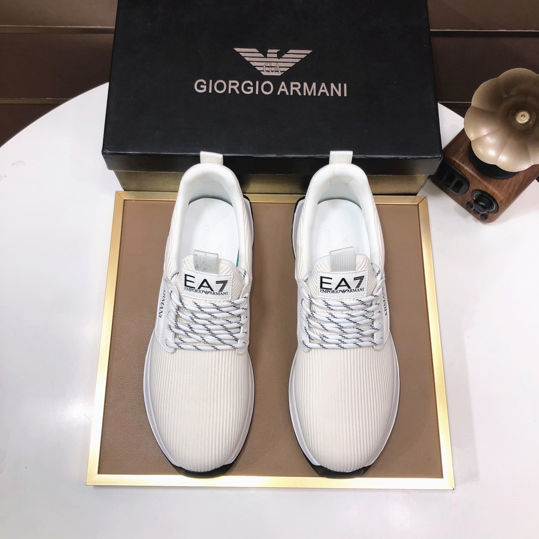 lote de fábrica [Armani] Armani últimos nuevos zapatos casuales fuego venta caliente sitio web ofici