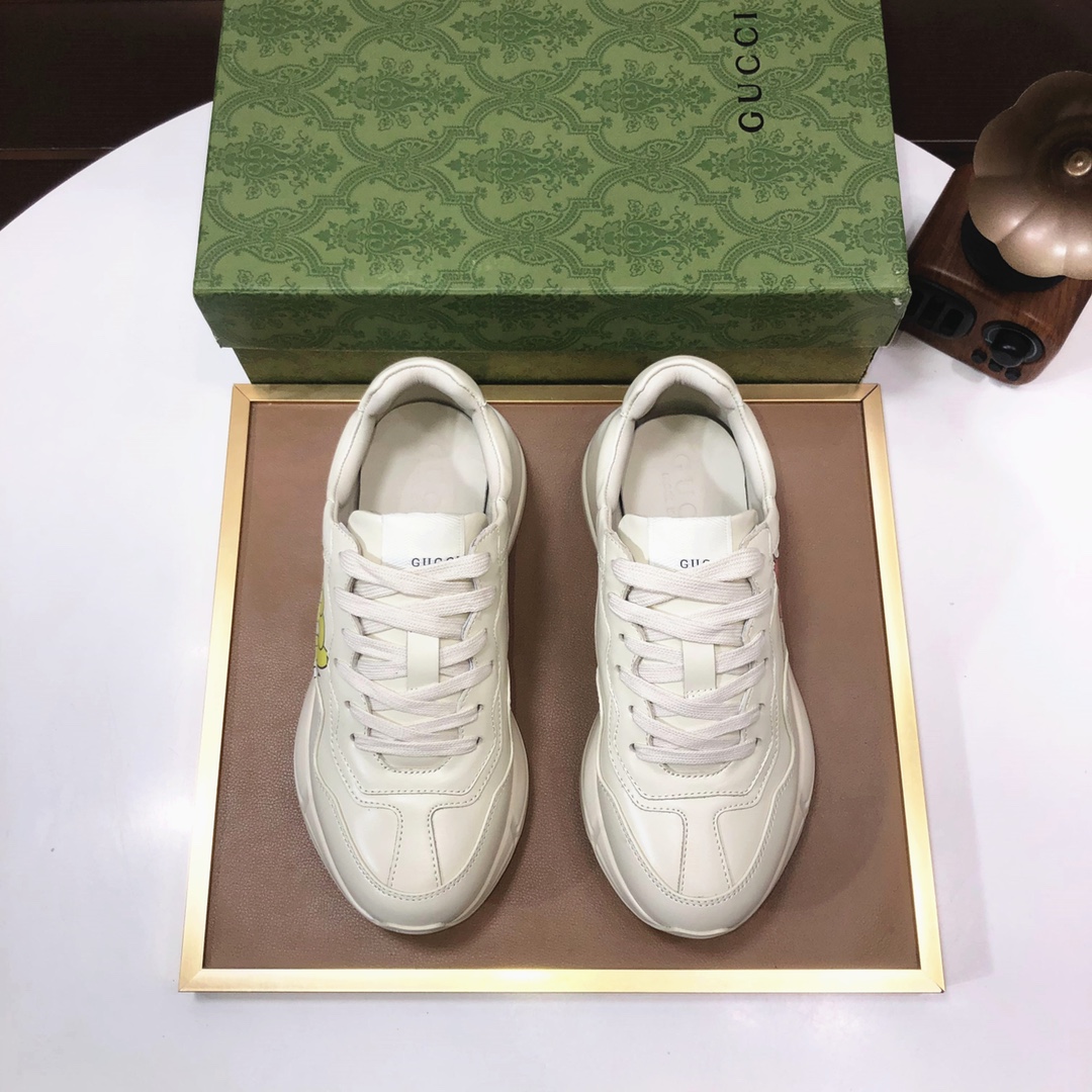 Gucci Shoes Sneakers Unisex Cowhide Sheepskin