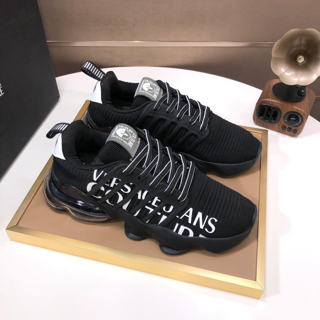 lote de fábrica [VERSACE Versace] 2024 entrenadores casuales de los hombres entrenadores, mostrar lo