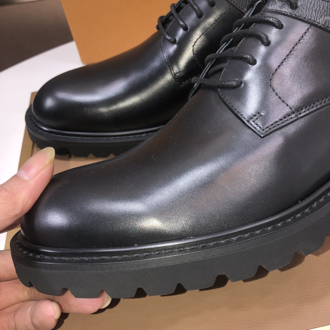 Louis Vuitton Men's Black Leather Lace-Up Dress Shoes, Sizes 38-45 7 i1734713953 8123 6