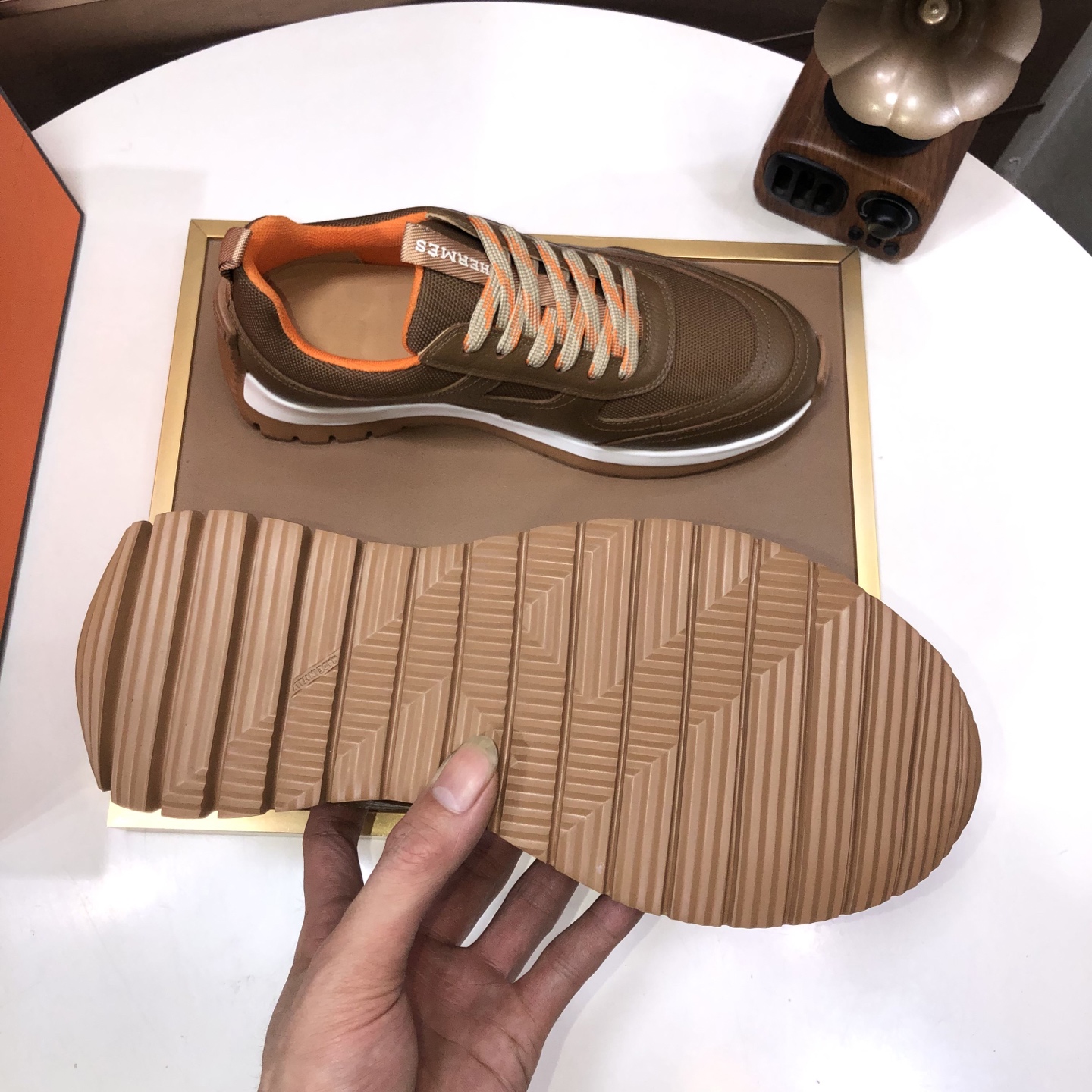 Hermes Men's Low-Top Sneakers - Italian Leather, Comfortable & Stylish 10 i1744224050233 1034 0 8