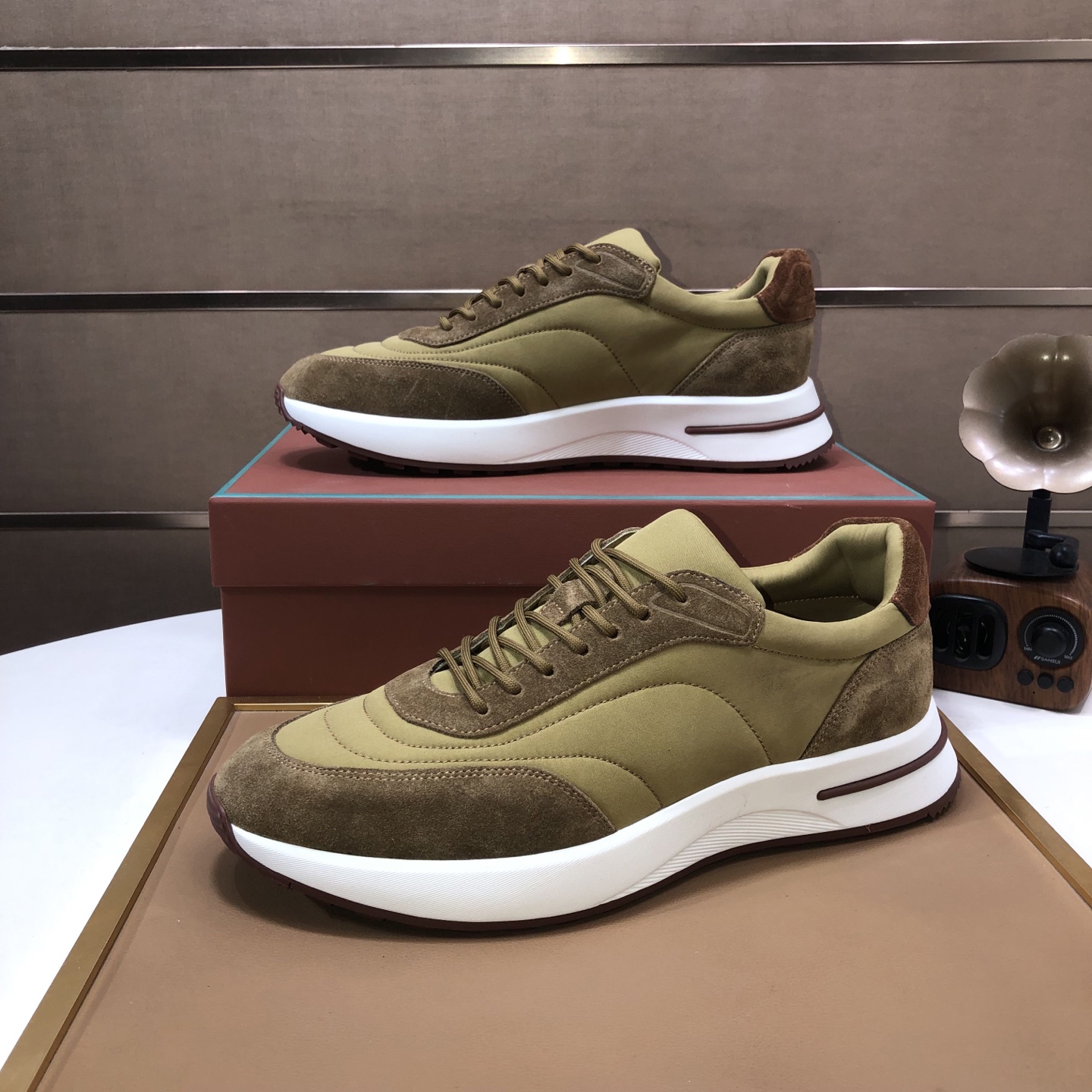 Loro Piana Men's Loafers in Imported Suede & Calfskin Leather, Sizes 38-45 6 i1744224250360 1385 0 4