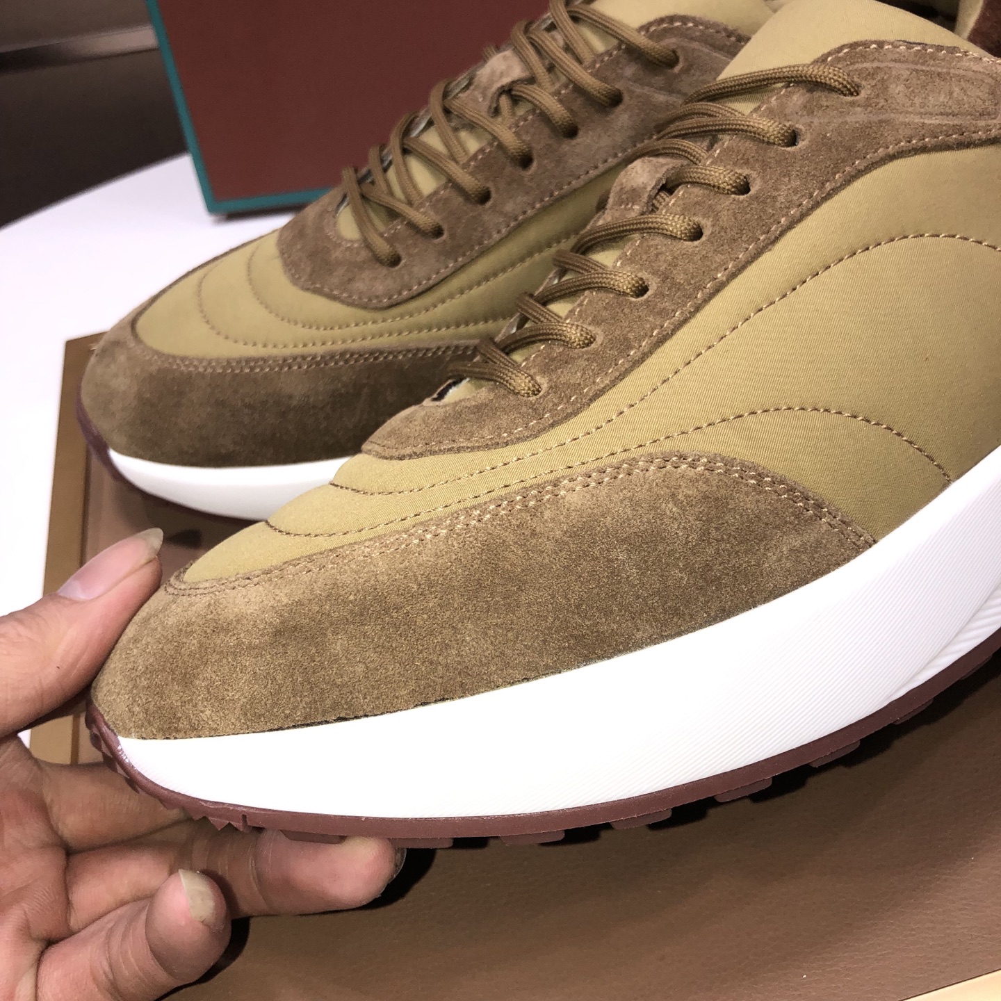 Loro Piana Men's Loafers in Imported Suede & Calfskin Leather, Sizes 38-45 8 i1744224250372 8892 0 6