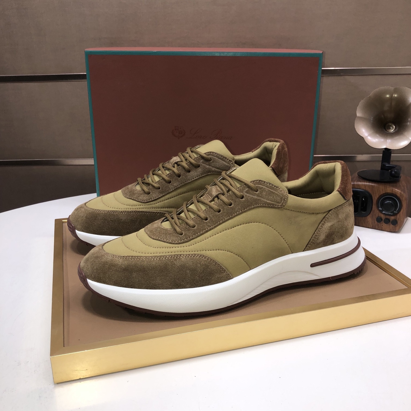 Loro Piana Men's Loafers in Imported Suede & Calfskin Leather, Sizes 38-45 3 i1744224250432 42 0 1