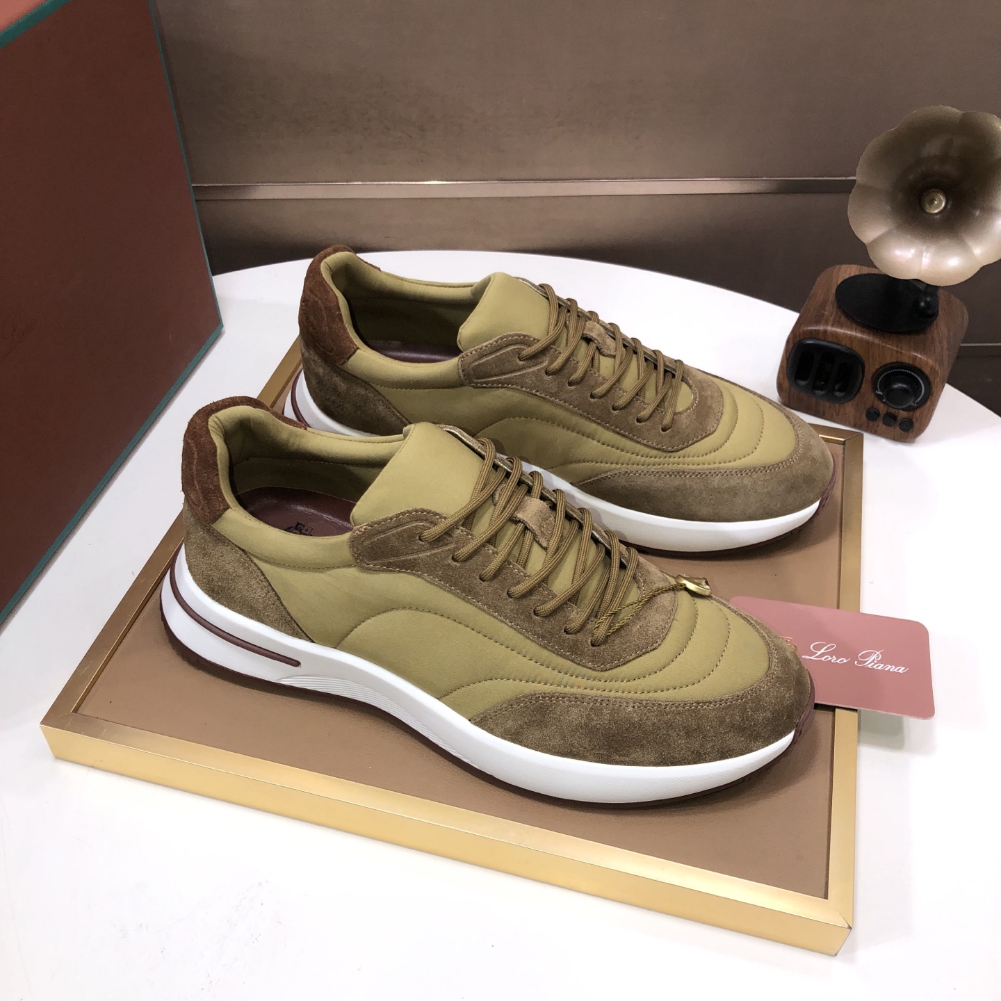 Loro Piana Men's Loafers in Imported Suede & Calfskin Leather, Sizes 38-45 4 i1744224251367 8253 0 2