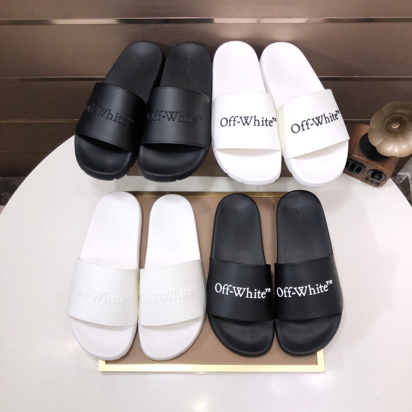 lote de fábrica [off-white] zapatillas originales una a una réplica despiadada bienes de alta calida