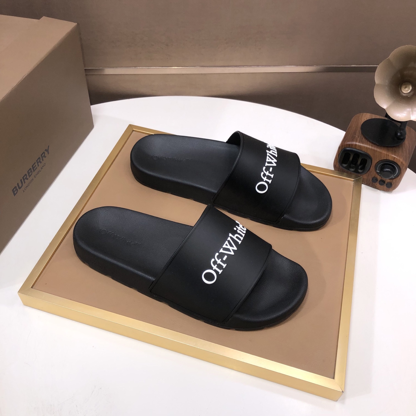 lote de fábrica [off-white] zapatillas originales una a una réplica despiadada bienes de alta calida