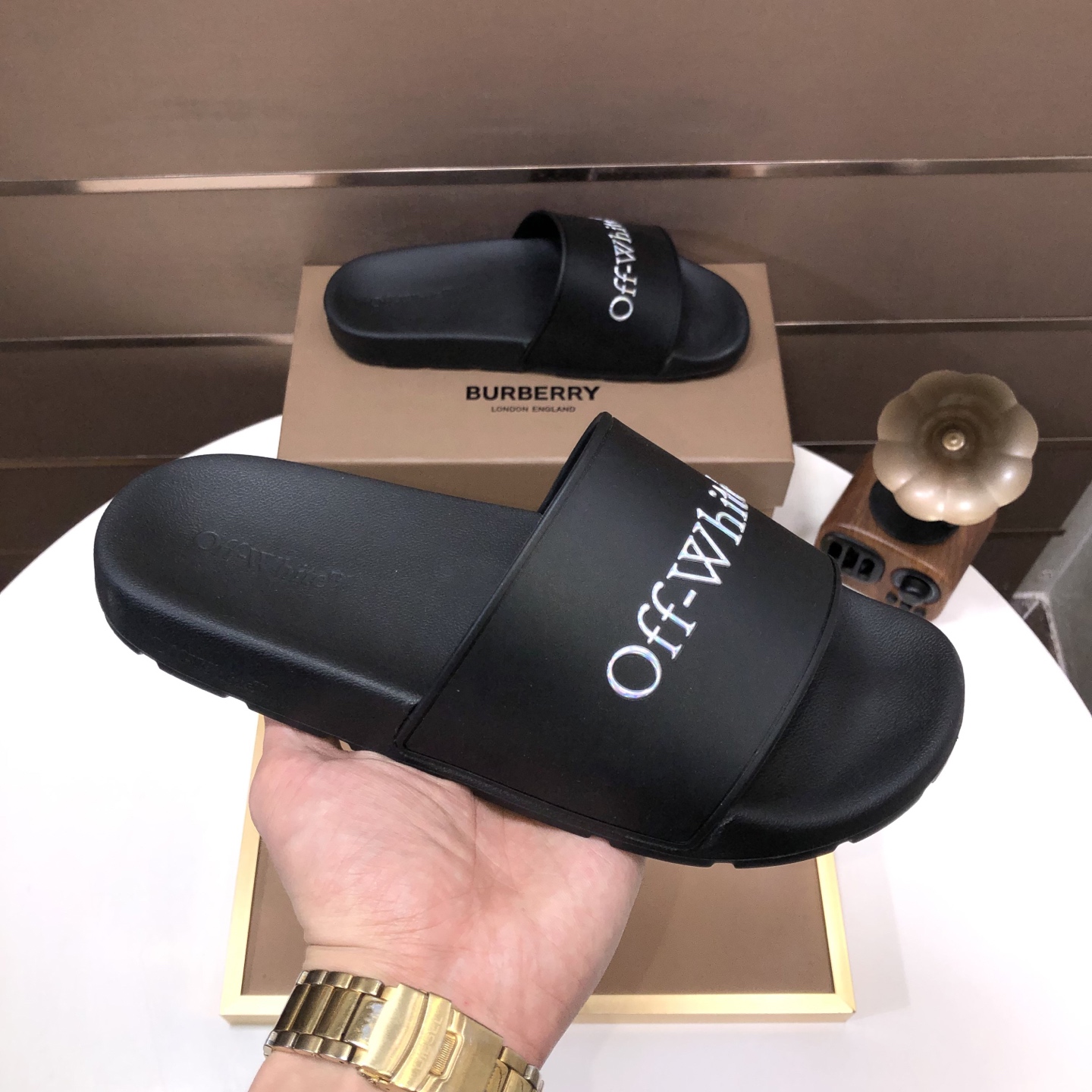 lote de fábrica [off-white] zapatillas originales una a una réplica despiadada bienes de alta calida