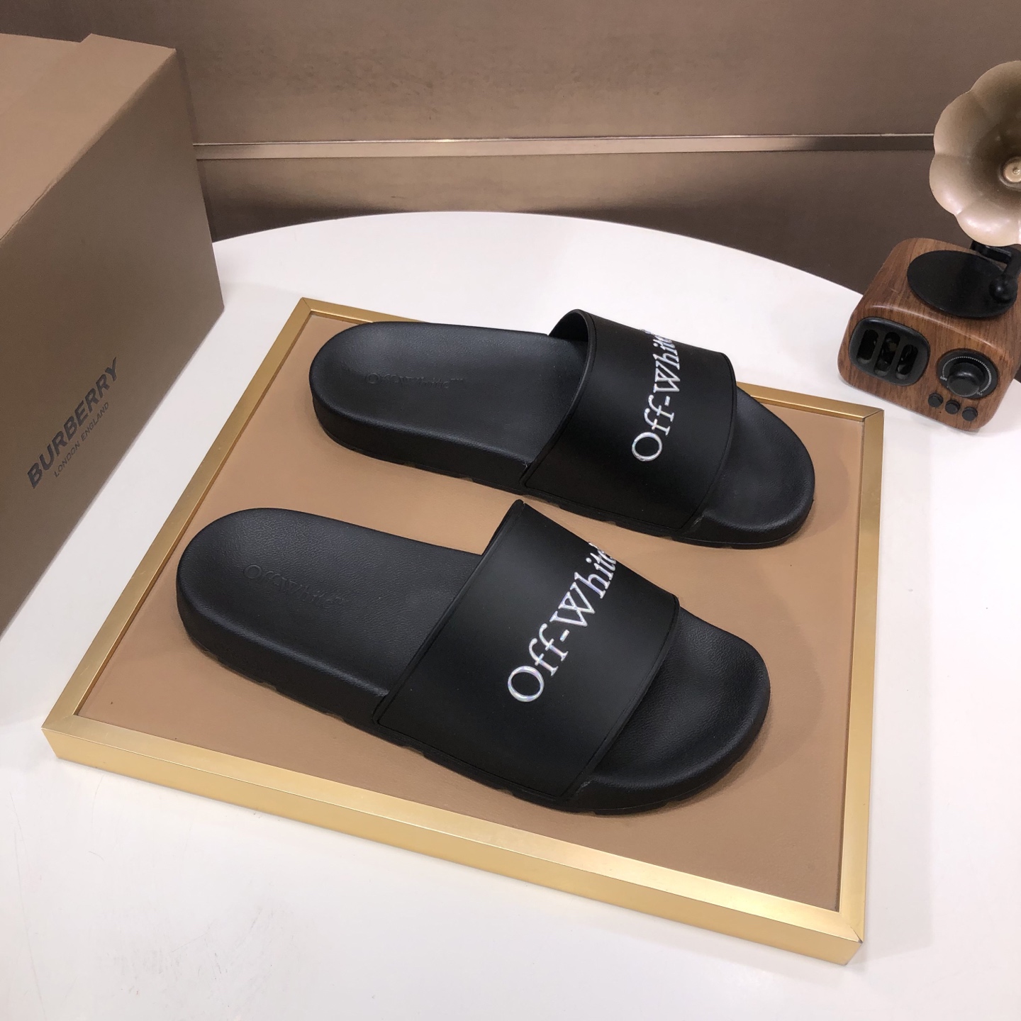 lote de fábrica [off-white] zapatillas originales una a una réplica despiadada bienes de alta calida