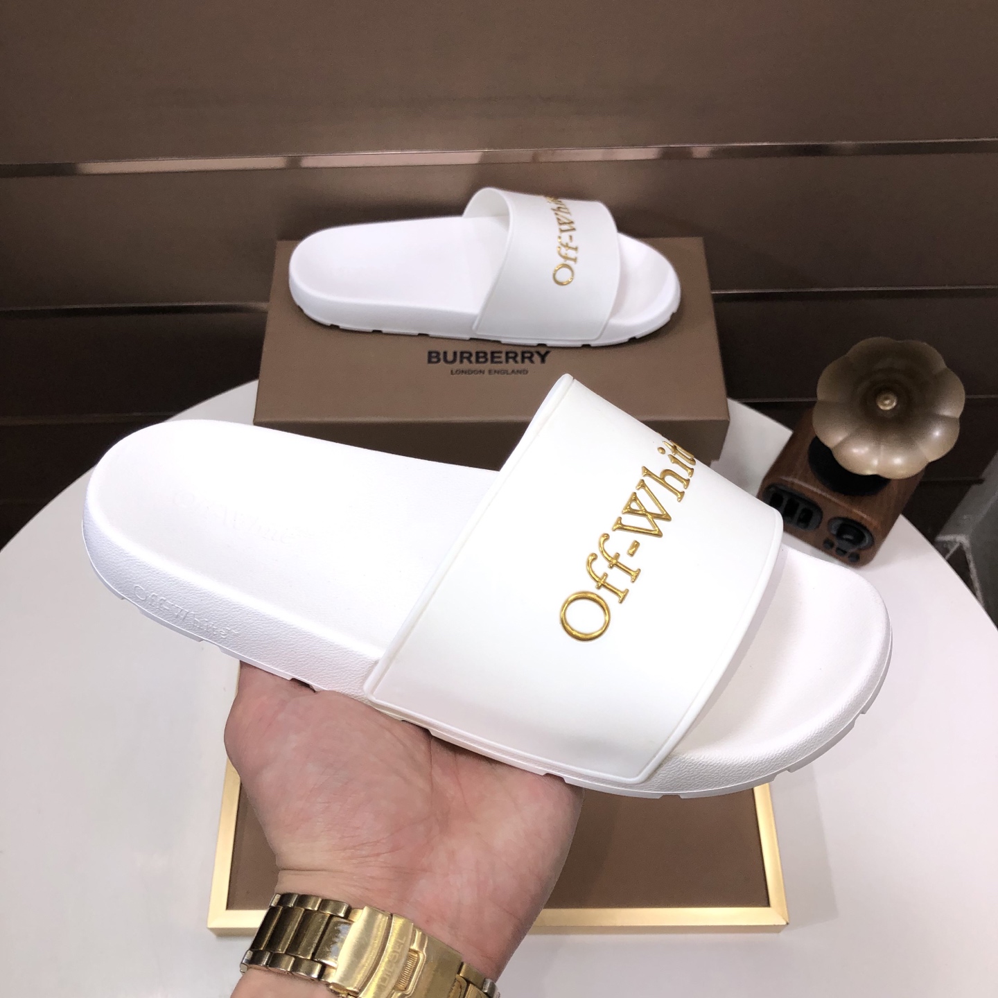 lote de fábrica [off-white] zapatillas originales una a una réplica despiadada bienes de alta calida