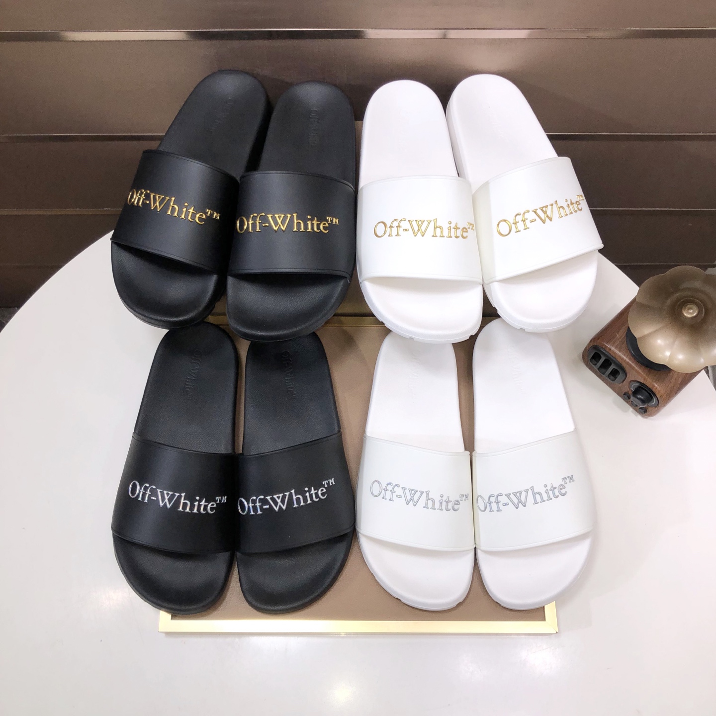lote de fábrica [off-white] zapatillas originales una a una réplica despiadada bienes de alta calida