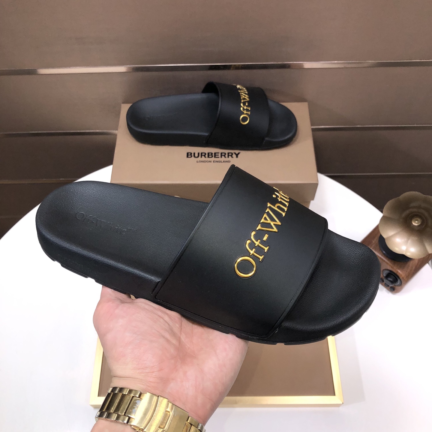 lote de fábrica [off-white] zapatillas originales una a una réplica despiadada bienes de alta calida