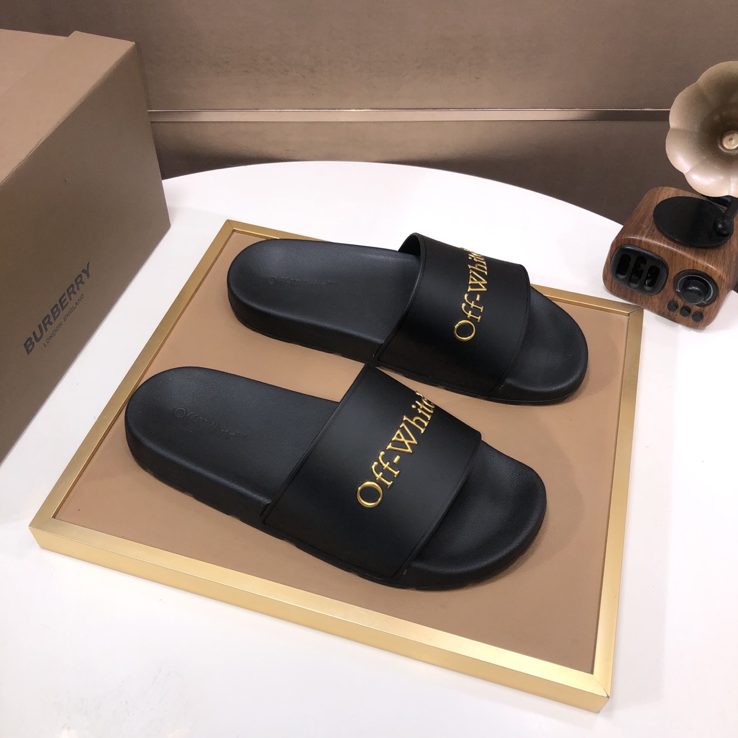 lote de fábrica [off-white] zapatillas originales una a una réplica despiadada bienes de alta calida