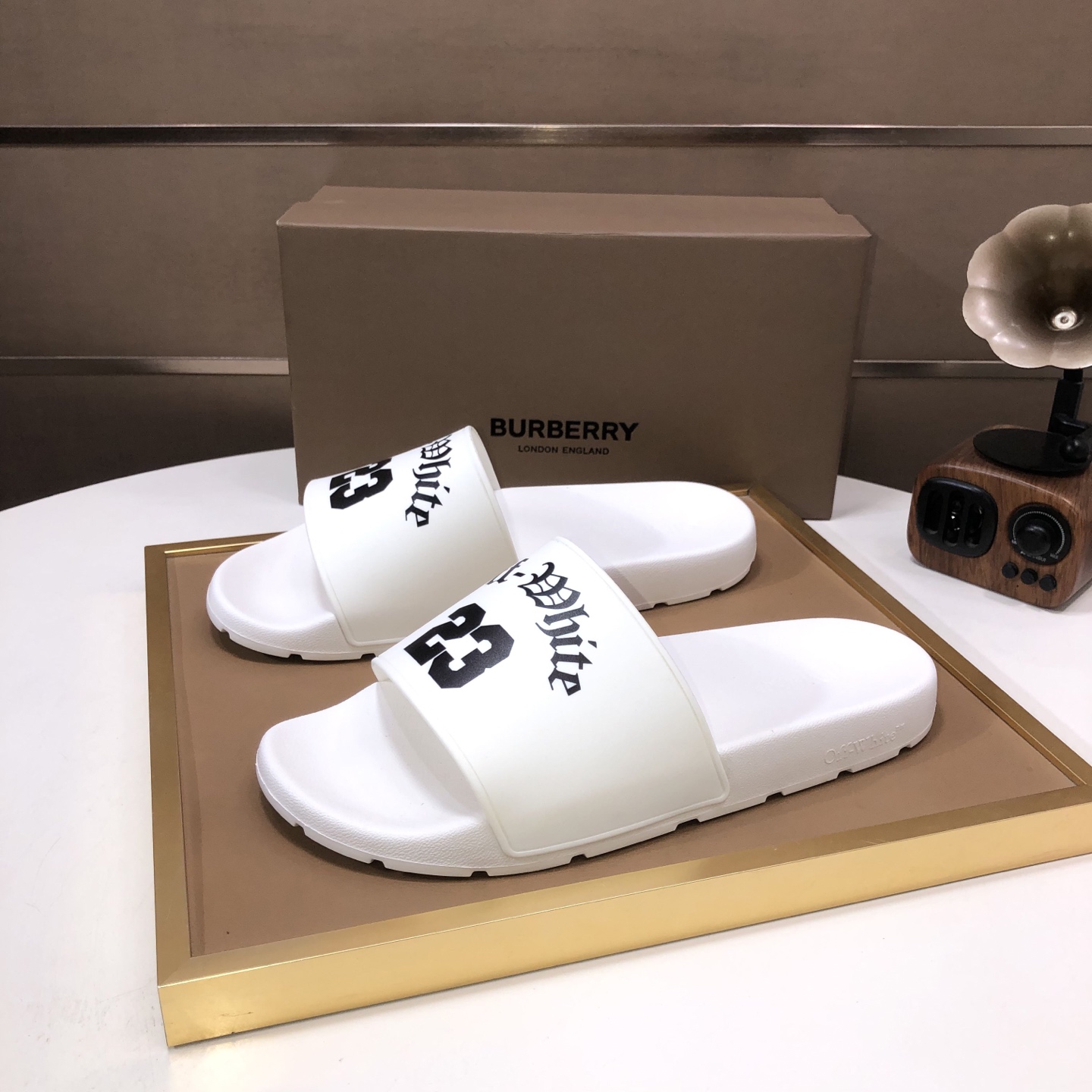 lote de fábrica [off-white] zapatillas originales una a una réplica despiadada bienes de alta calida